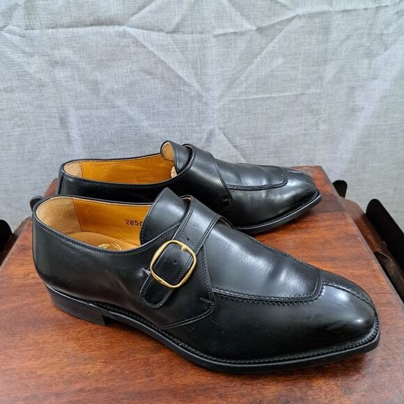 Scotch Grain Hirokawa Leather Oxfords Black 2850 Made In Japan Sz 24.5 - Picture 3 of 13